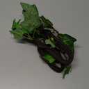 BNOSDM Reptile Climbing Branch Flexible Bend-A-Branch Jungle Vines Terrarium Plant Decoration with Suction Cup for Crested Gecko Chameleon Gecko Snake Tree Frog 2PCS (Green)