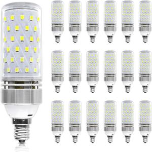 Super Bright E12 LED Bulbs, 16W 1500LM E12 Bulb, Nature White 4000K Lights, CRI80+, 120W Incandescent Bulb Equivalent, E12 Base Non-Dimmable LED Lamp, 18 Pack