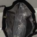 Kattee Genuine Leather Woven B... And Purse Shoulder Bag (Black)