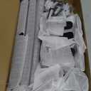 10 Pieces Bathroom Accessories Set, Bathroom Hardware Set, 24 inch Towel Bar, Towel Racks for Bathroom, Robe Towel Hooks, Toilet Paper Holder Wall Mounted, Black