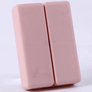 7 Compartments Portable Travel Pill Case (Pink)