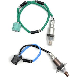 2PCS Upstream & Downstream Oxygen O2 Sensor for 2007-2009 Honda CR-V 2.4L  Replaces 234-9062 (Upstream) & 234-4359 (Downstream)  Direct Fit for 36531-RZA-013/36532-RZA-004