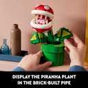 LEGO Super Mario Piranha Plant Building Sets for Adults - Mario Collectible for Men & Women, Ages 18+ Years - Gift for Birthdays - Bedroom, Home Office, or Book Shelf Decor - 71426 (Green)