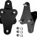 Spare Tire Relocation Bracket for Jeep Wrangler JK 2007 2008 2009 2010 2011 2012 2013 2015 2016 2017 2018 & Jeep Wrangler JKU 2013, Extend Mount 2 Inches Up & Out to Accept Larger Spare Tires