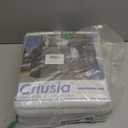 Criusia Storage Cubes, 11 Inch Cube Storage Bins for Shelves Closet Nursery Bedroom - 10 Pack Collapsible Baskets with Handles - Fabric Bins for Organizing Clothes Blanket Toys (White)