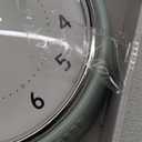 La Crosse Clock 9.5-inch Retro Diner Light Pistachio Green Silent Sweep Quartz Clock - 404-3024PH