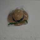 Lanzom Women Wide Brim Straw Panama Roll up Hat Fedora Beach Sun Hat UPF50+ (One Size-Small, Brown/Black)