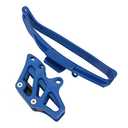 JFG RACING Motorcycle Chain Guard Guide Protector + Chain Slider for WR 250F/450F, YZ 125/125X, 250/250X/250F/250FX, 450F/450FX Dirt Bike, Blue