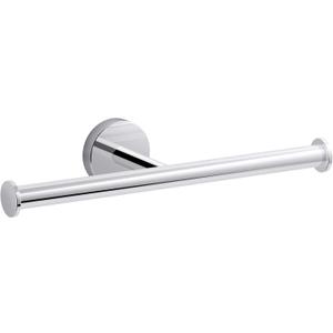 KOHLER Elate Double Toilet Paper Holder K-27289-CP Bathroom Accessory, Polished Chrome