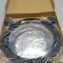 Universal Lids for Pots, Pans and Skillets, Fits 7",8",9",10",11",12" Cookware, Replacement Pan Lid with Tempered Glass and Heat-Resistant Silicone Edge,Durable Frying Pan Cover