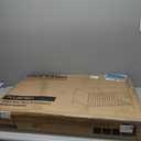 Feandrea Litter Box Enclosure, Modern Cat Litter Box Furniture Hidden, with Scratching Mat, Tall Legs, Cat House, Side End Table, 31.5 x 19.7 x 21.7 Inches, Black and Gold UPCL007B01