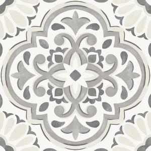 FloorPops Gray Massimo Peel & Stick Floor Tiles, FP3988