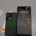 Vihibii for Samsung Galaxy S25 Ultra Wallet Case, Built-in Card Holder (4 Cards), [RFID Blocking] & Slide Lens Cover, Military Grade Drop Protection, Phone Case for Samsung Galaxy S25 Ultra, Green