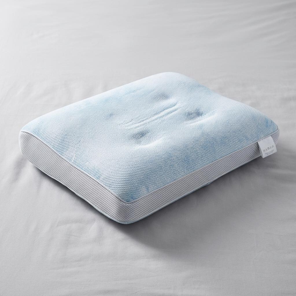Memory Foam Contour Pillow – Cooling Breathable Mesh Support Pillow for Neck & Back Pain Relief