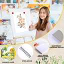 Watercolor Paper Pad 3 Pack 5.5" x 8.5" Sketch Book 90 Sheets 140lb (300gsm) Spiral Bound Acid-Free Heavyweight Water Color Paper for Adults Kids Beginners Artists Students Mixed Media Markers