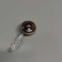 Prime-Line N 7385 Bi-Fold Door Knob, Wide Base & Large Diameter Door Knob For Easy Gripping, Replace Old or Unsightly Knobs, 1-11/16 in. Outside Diameter, Diecast, Classic Bronze (Single Pack)