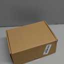 Premium Glass Door Knobs, Bathroom Bedroom Door Knobs with Lock, Privacy Gold Door Knob Interior, Satin Brass