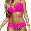 Astylish Women Push Up Two Piece Bikini Swimsuits Padded Swimwear Bathing Suit M