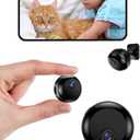 LuminiCam Mini Camera Wireless 1080P Wi-Fi Hidden Camera for Indoor Security Pet Monitoring, Motion Detection & Night Vision Nanny Cam Pet Cameras