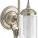 KOHLER Artifacts Bathroom Vanity Light Fixture, Wall Sconce Lighting, Downlight Only, UL Listed, 1 Light - Adjustable, Vibrant Brushed Bronze