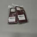 2 x for iPhone 15 pro Case with Card Holder for Women, for iPhone 15 pro Phone Case Wallet with Strap Credit Card with Kickstand Zipper Case - Red Wine