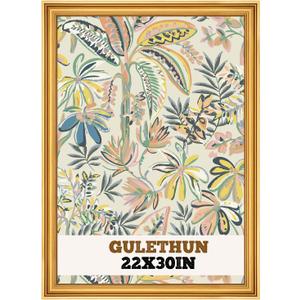 GULETHUN 22x30 Frame, Transitional Modern Design Picture Frames, Rustic Poster Frame for Home Decor, Gold Vintage Photo Frame, Horizontal or Vertical Display, Choose Size & Color