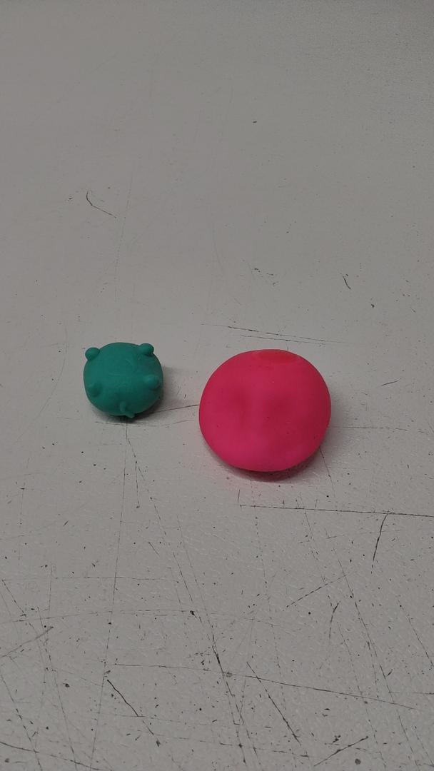 Cute Marshmallow Squishmunks Squishy Toy Ultra Sensory Marshmallow-Like Feel! (Pink/Turquoise 2 Pack, 1, Count)