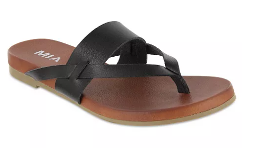 MIA Women's Mariahh Sandals Black 7.5