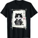 Samurai Cat Japanese Art Sumi-e Novelty Kawaii Funny Cat T-Shirt Small