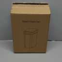 Automatic Trash Can, Touchless Motion Sensor Garbage Can with Lid, Smart Plastic Slim Wastebasket for Bathroom, Office, Rv, Bedroom, Living Room, White
