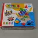 48 Pcs Game Gifts, Balance Stacking Blocks Game Perfect for Family, Parties, Travel, Boys, Girls Gifts, Novelty Toy Gift for Kids or Friends