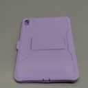 Soke Case for iPad (A16) 11th Generation 11-inch 2025, iPad 10th Generation 10.9-inch 2022, with Built-in Screen Protector and Kickstand, Rugged Full Body Protective Cover - Violet | A16, 11th Generation, 2025, 2022, Kickstand