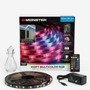 Monster Basics 100ft Multicolor RGB LED Light Strip w Remote 540 LEDs