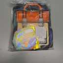 JOYIN 36 Pcs 8.2'' Valentines Day Backpack Gift Bags,8.2" Treat Bags with Handles & Cards, Reusable Plastic Cartoon Backpack Bags for Kids Party Favor, Classroom Exchange Prizes,Valentine Goodie Bag