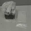 1 Pcs 6.3 x 4.4 x 4 Inch Acrylic Raffle Box with Lock 200 Pcs Raffle Tickets Cards Ticket Box with Sign Holder Suggestion Storage with Slot Clear Donation Collection for Vote (Black)