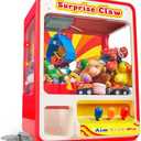JOYIN Claw Machine Arcade Toy with LED Light & Adjustable Sound, Rechargable Dispenser Toys Mini Vending Machine for Kids - Perfect Christmas & Birthday Big Gifts for Kids, Ages 3+