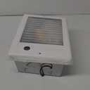 Electric Wall Heater CSC151TW Complete Unit, Wall Mounted Electric Heater for Indoor Use, 1500 Watt, 5120 BTU, 120 Volt, White, with Adjustable Thermostat, Fast Heating