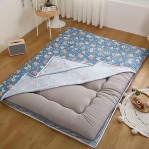 YUDACHU Mattress Cover for Traditional Japanese Floor Futon Mattres, with Zipper Machine Washable, Tatami Mattress Cover Twin Size Futon Protective Cover Dust Cover