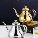 Royal Gooseneck Tea Kettle Stainless Steel Large Capacity Multi-Functional Coffee Pot with Built-in Strainer