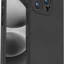 OTOFLY Designed for iPhone 16 Pro Case,[Camera Control Button Coverage][12FT Military-Grade Protection] Silicone Shockproof Slim Cover Women Men 16 Pro Phone Case 6.3 inch, Black