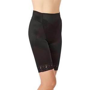 iGMAR Ladies comfortable lace Shapewear shorts, belly control, butt lift, seamless compression, and leg trim Size L
