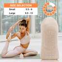 Diu Life 3 Pack Pilates Socks Yoga Socks with Grips for Women Non Slip, Workout, Pure Barre, Ballet, Dance, Hospital Socks, Small-Medium