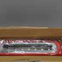 SEEDEEM 2 Slice Slim Toaster, Single 10" Long Slot Toaster Fits Bagels & Artisan Bread, 6 Shade Settings, Cancel/Reheat/Defrost, Removable Crumb Tray, Auto Shut-Off, Red (3.54 x 14.37 x 6.89 inches)