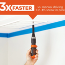 BLACK+DECKER Cordless Screwdriver, Alkaline (BCF601AA)