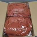 Enjoyidea Cocktail Table Covers-Spandex Round High Top Table Cloths 8 Pack 32x43 Inch-Red Stretch Fitted Christmas Tablecloth for Pub Bistro Highboy Party Event Banquet Height Folding Standing Tables (Rust)