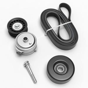 38103 Serpentine Belt Drive Component Kit, for Chevy C1500 C2500 C3500 K1500 K2500 K3500 1996-1999 (4.3L/5.0L/5.7L), Drive Belt Tensioner and Idler Pulley Belt Kit #10239670 38001 6PK2440