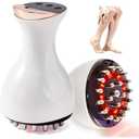 Lymphatic Drainage Massager & Anti Cellulite Massage Tool, for Legs, Arms & Belly, Body,Helps Reduce Stretch Marks & Cellulite,with Microcurrent, Light Heat & Vibration (White)
600+ bought in past month