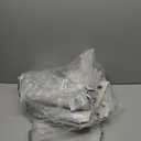 LIVEBOX Washable 5x7 Area Rug, Modern Area Rugs for Living Room, Non-Slip Non-Shedding Large Geometric Rug Indoor Carpet for Bedroom Dining Room Home Office (01-ivory/Black)