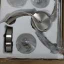 3-Light Brushed Nickel Pendant Lighting for Kitchen Island, Hanging Dining Room Light Fixtures Over Table, Industrial Chandelier for Entryway Hallway Foyer Bedroom, Clear Glass Shade