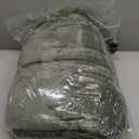 JELLYMONI Christmas Bedding Set, Olive Green Velvet Duvet Cover King Size, 3 Piece Ultra Soft Plush Bedding, Luxury Fluffy Comforter Cover with Zipper & Corner Ties